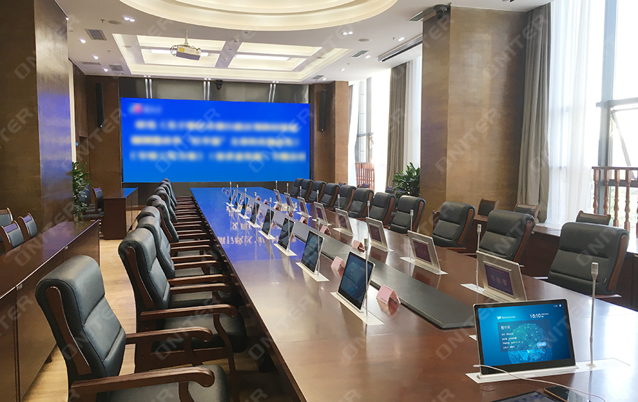 无纸化会议系统和大屏系统联动 无纸化会议系统和大屏系统联动