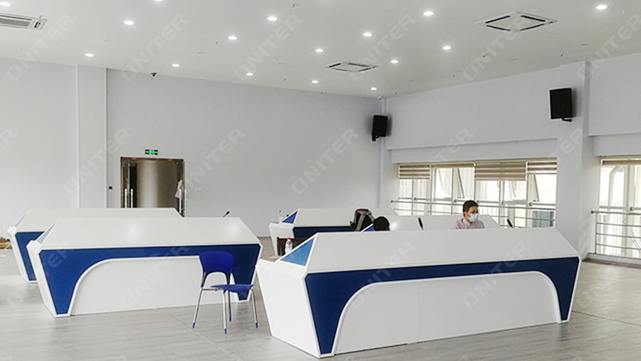 指挥中心音箱壁挂安装效果