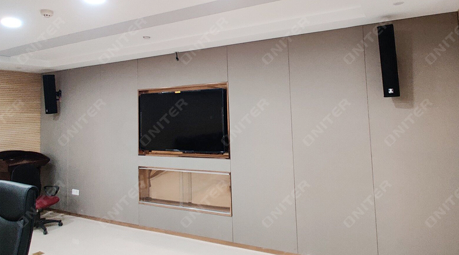 会议室线性音柱安装效果 会议室线性音柱安装效果