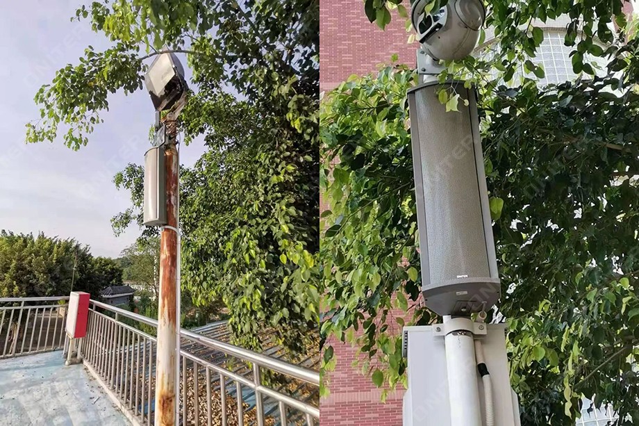 校园室外ONITER防水音柱实拍图1.jpg
