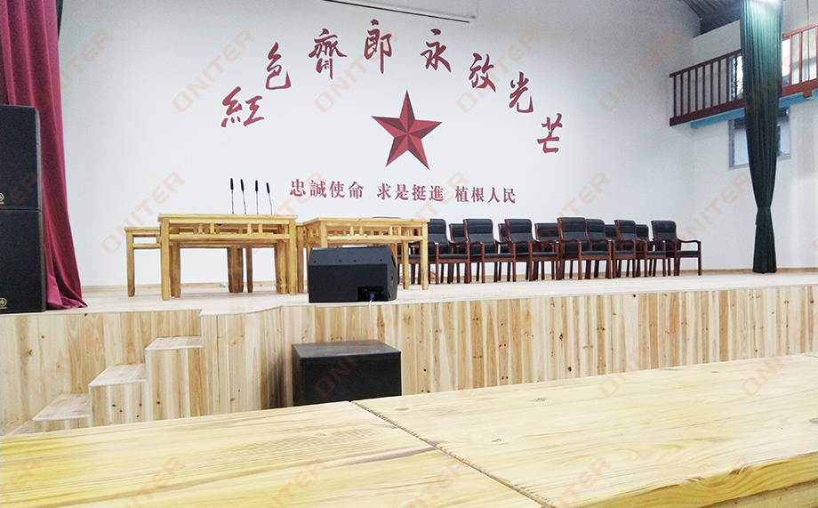 斋郎红军讲堂舞台