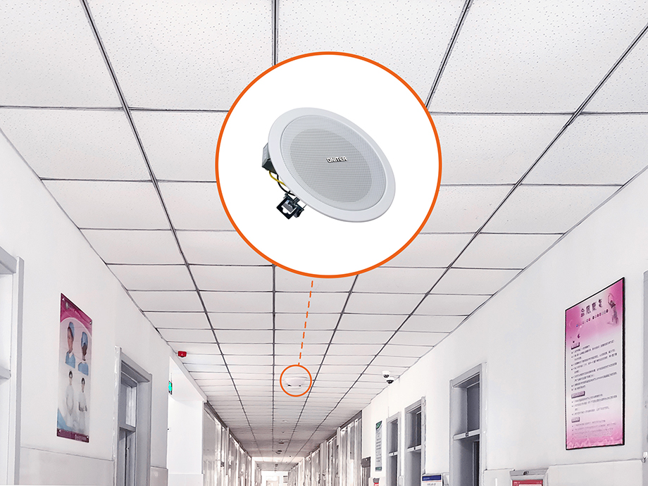 IP网络广播系统-室内走廊应用场景-ONITER优质吸顶音箱.jpg