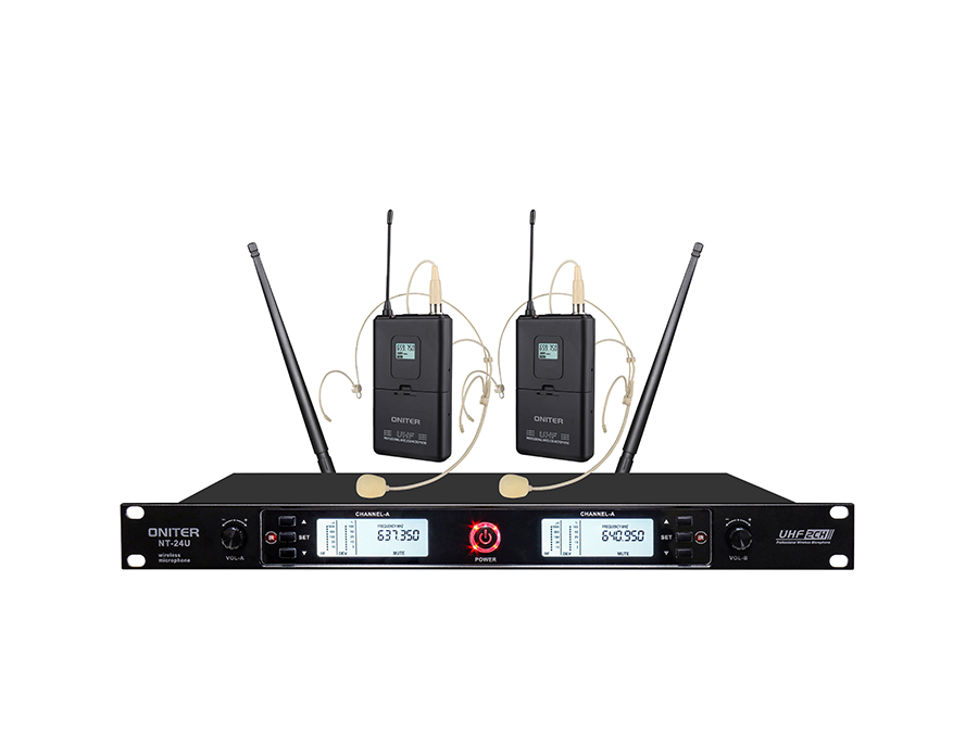 NT-24U 一拖二无线麦克风（头戴）