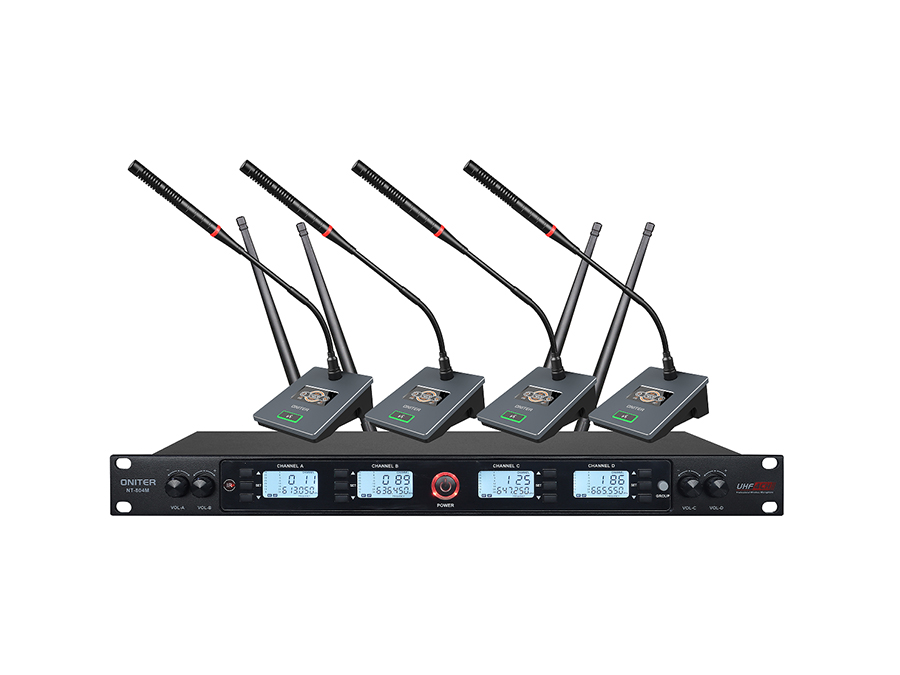 NT-804M 一拖四无线麦克风（鹅颈）