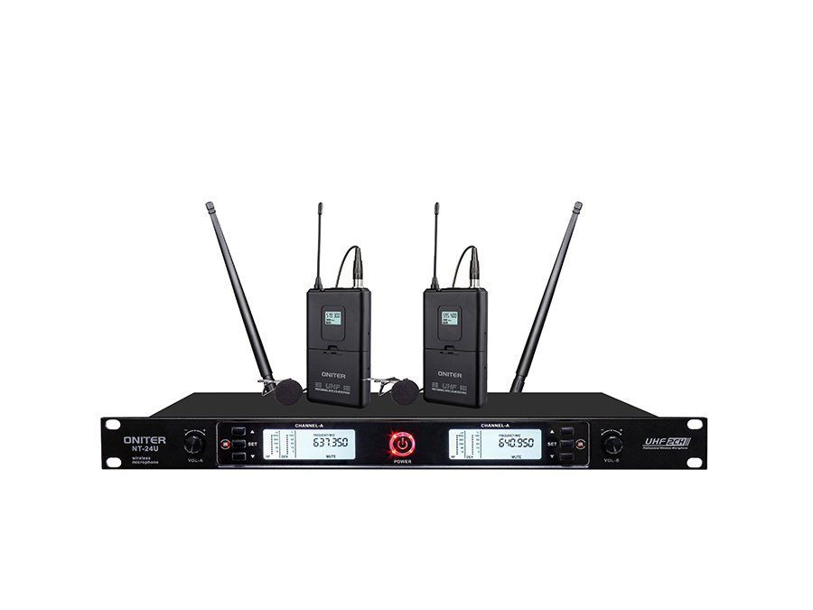 NT-24U 一拖二无线麦克风（领夹）