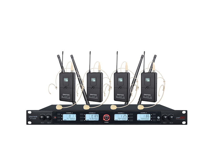 NT-804MI 一拖四无线麦克风（头戴）