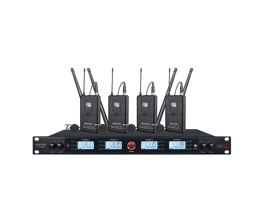 NT-804MI 一拖四无线麦克风（领夹）